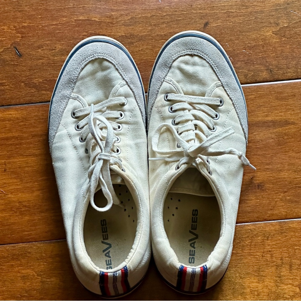 SeaVees Westwood sneaker Men's Cream Canvas 10